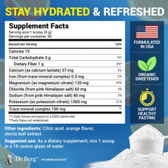 Dr. Berg pink Himalayan salt 40 mg sodium powder emphasizes clean mineral source for balance.