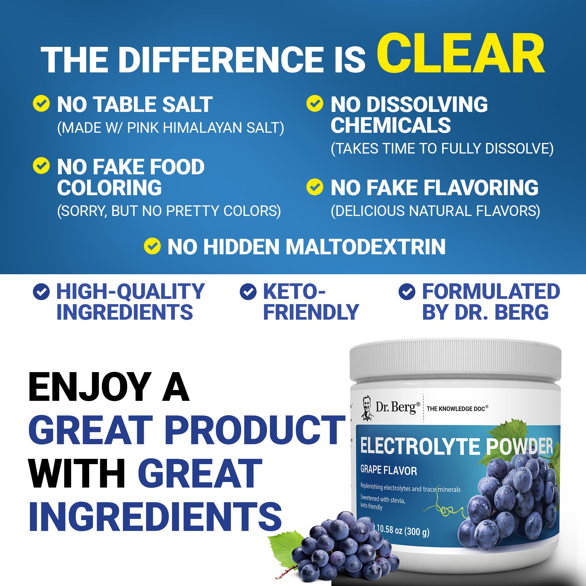 Dr. Berg Pink Himalayan salt crystals indicate natural mineral source