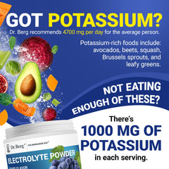 Dr. Berg 1000 mg potassium highlight signals strong electrolyte support