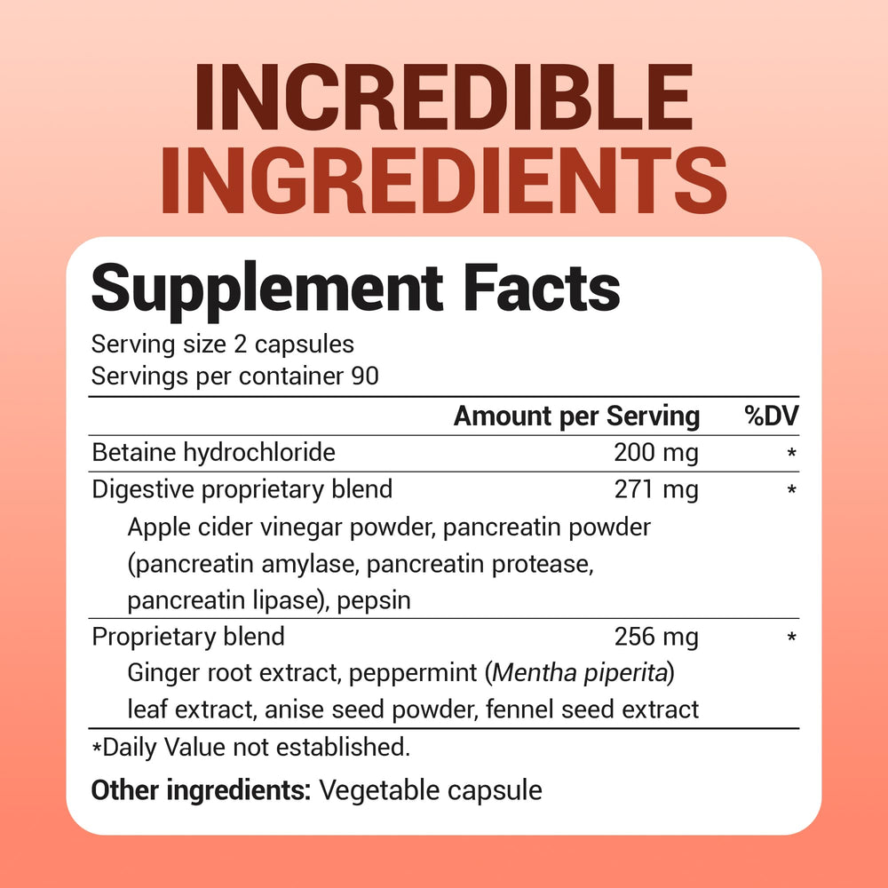 Dr. Berg Proprietary Blend label showcasing unique enzyme formula