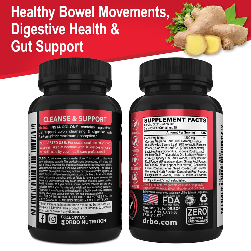 DR. BO may accompany energy through improved gut comfort.