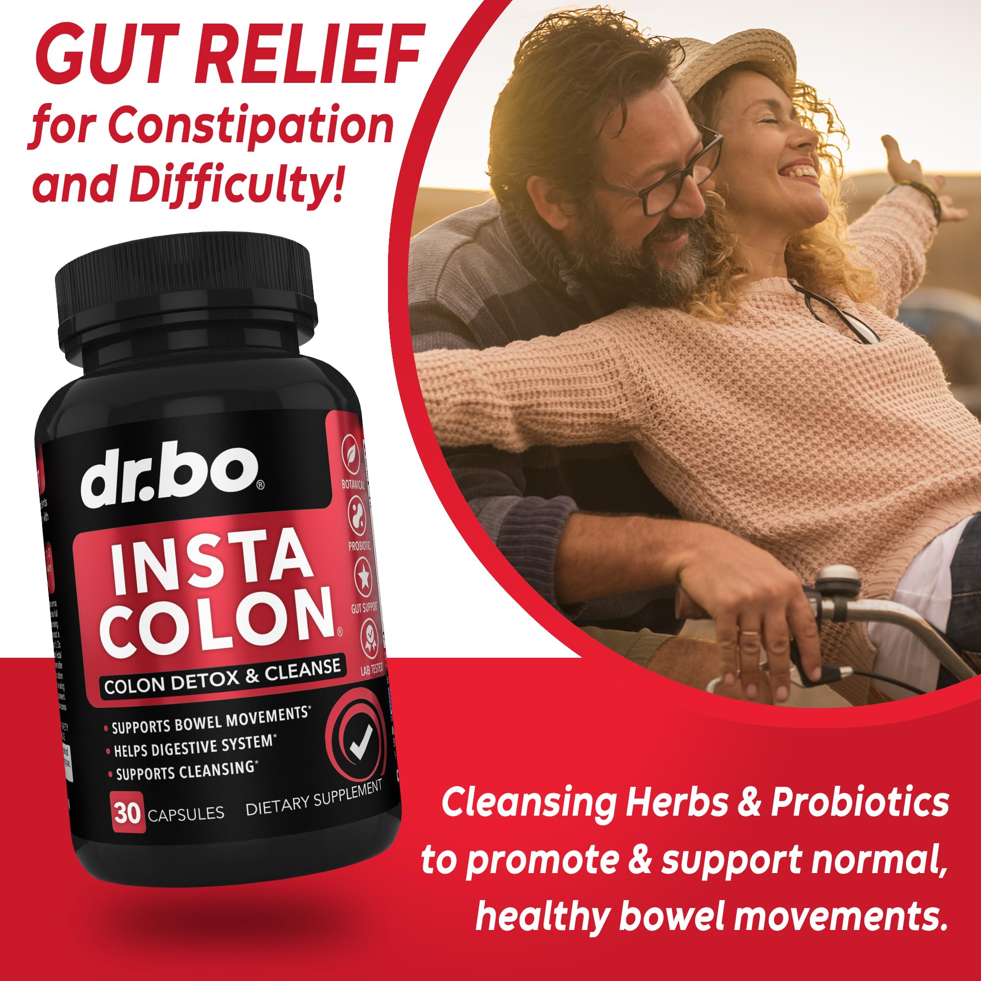 DR. BO colon cleanser ingredients like ginger and psyllium husk.
