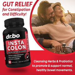 DR. BO colon cleanser ingredients like ginger and psyllium husk.