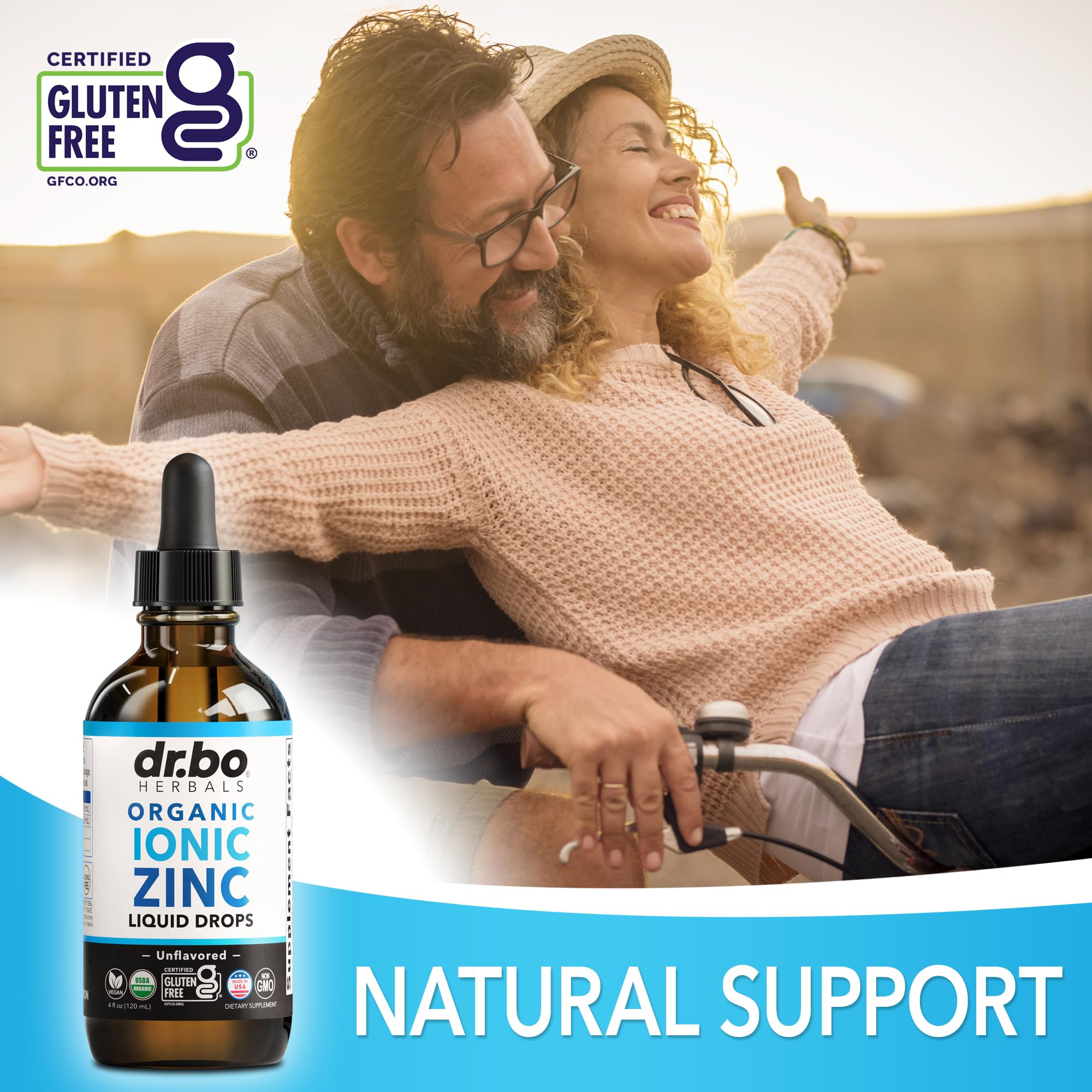 DR. BO Zinc Liquid Drops are unflavored and easy to take
