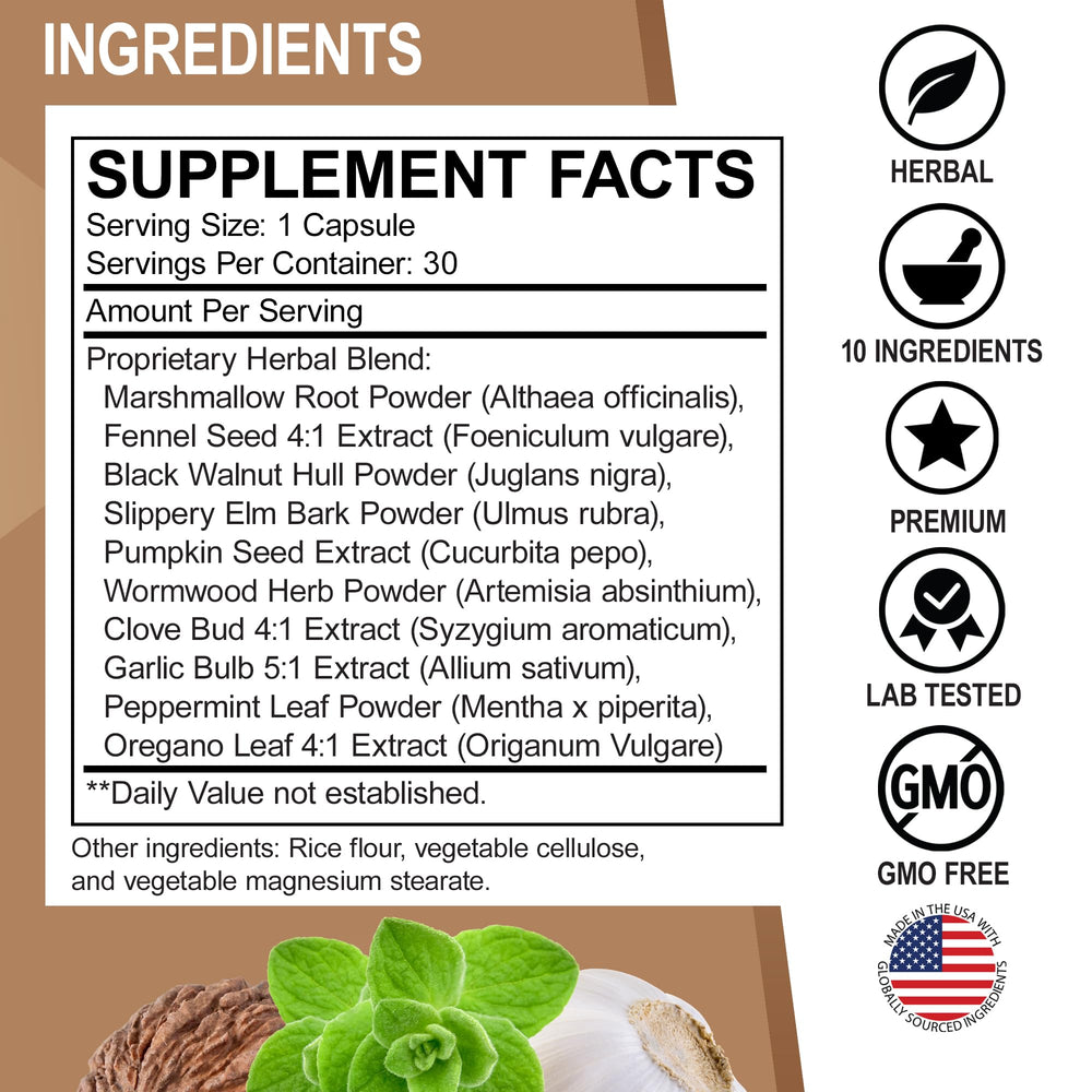 DR. BO ParaGuard daily dose setup for adults and kids.