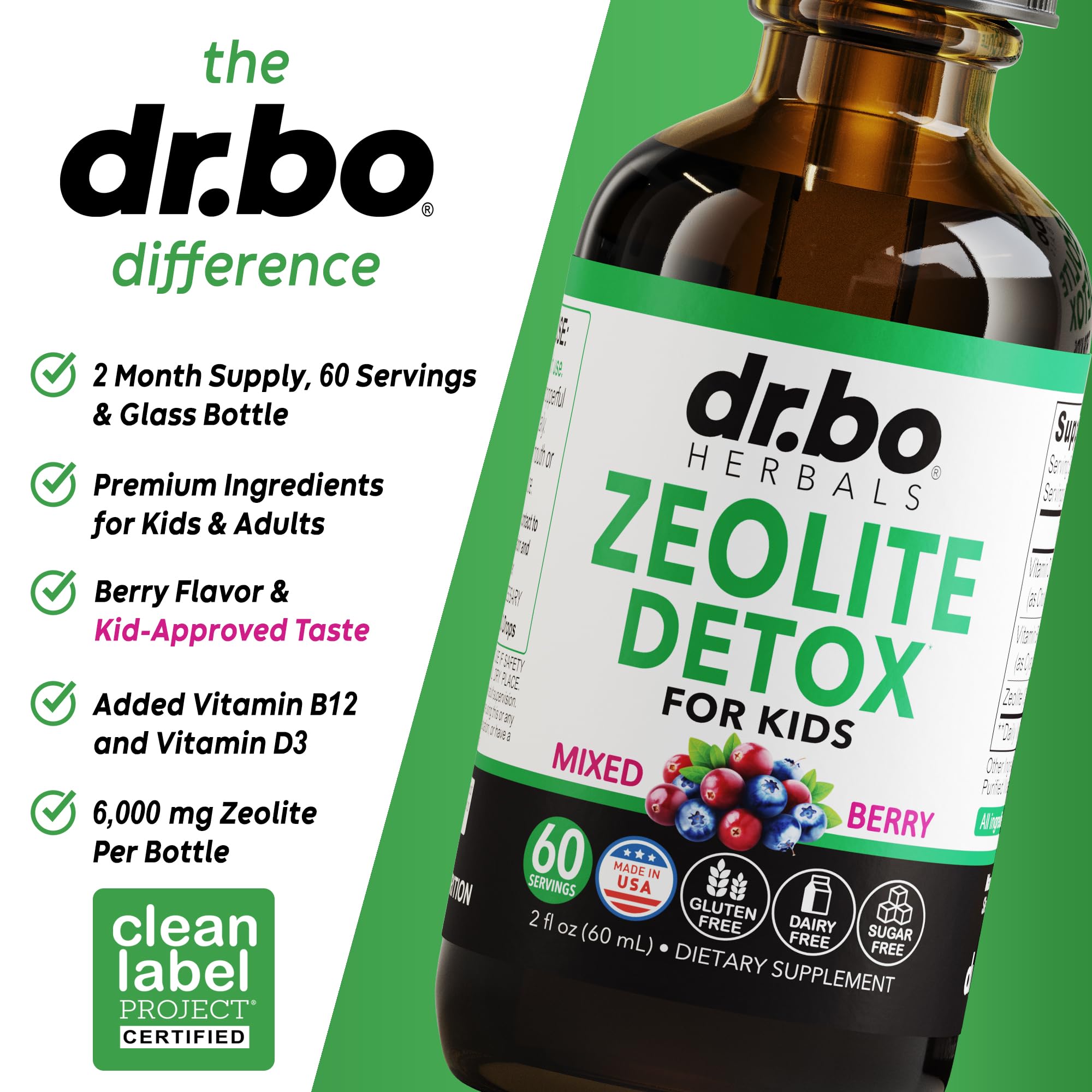 DR. BO Zeolite Drops used in family routine to support daily habits