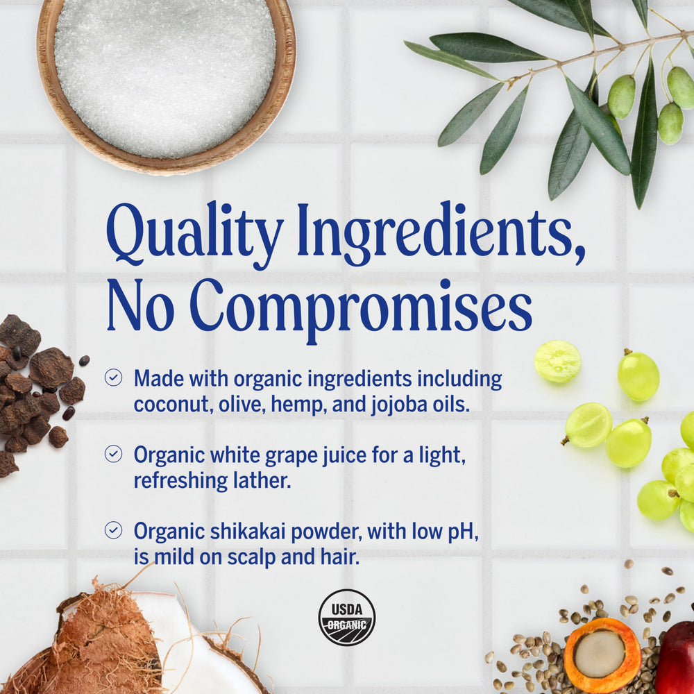 Dr. Bronner's Organic Sugar Soap Peppermint 64oz pour for easy, mess-free daily use.