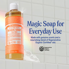 Lush lather close-up from Dr. Bronner's Tea Tree Pure-Castile soap