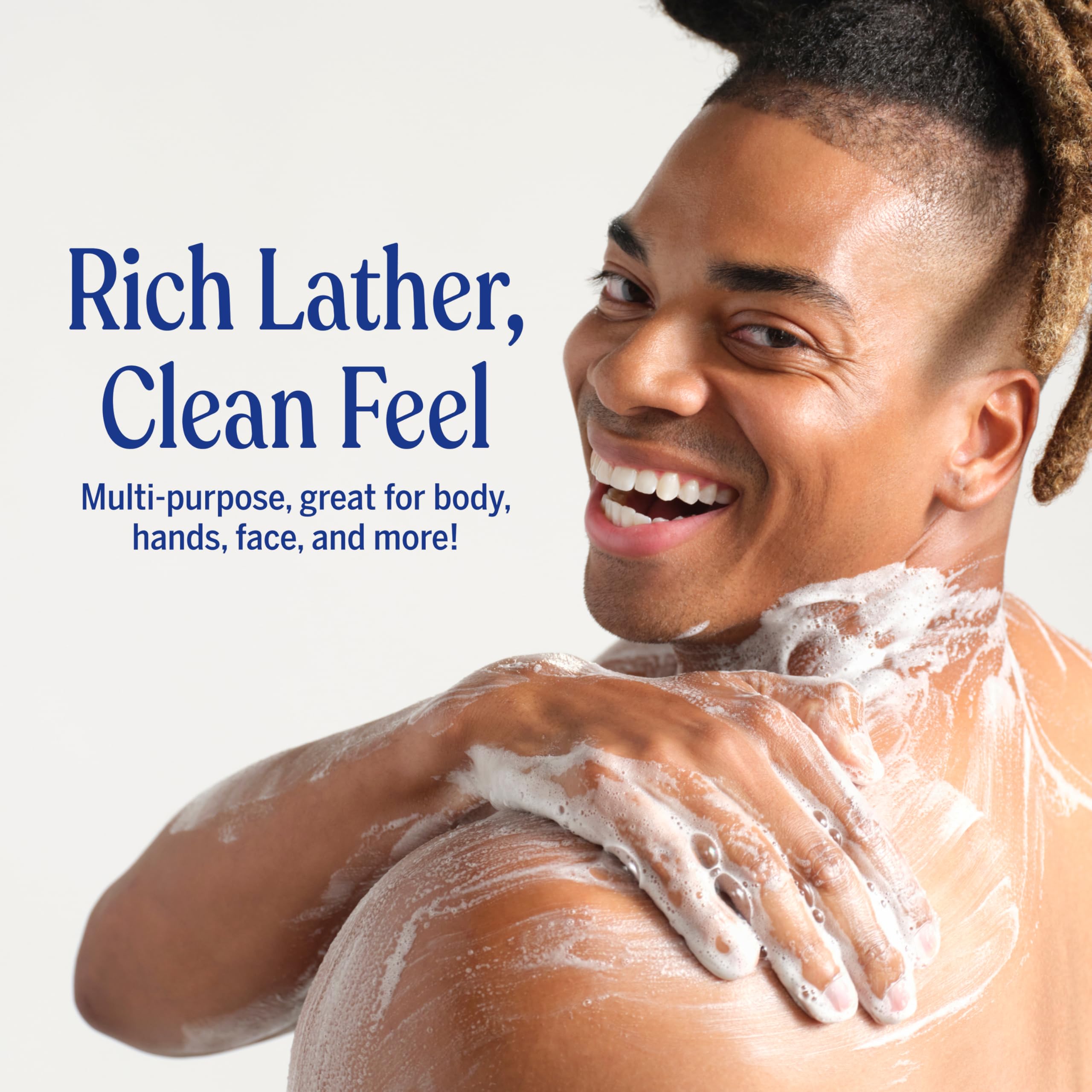 Gentle hair cleanse with Dr. Bronner's Tea Tree Pure-Castile soap