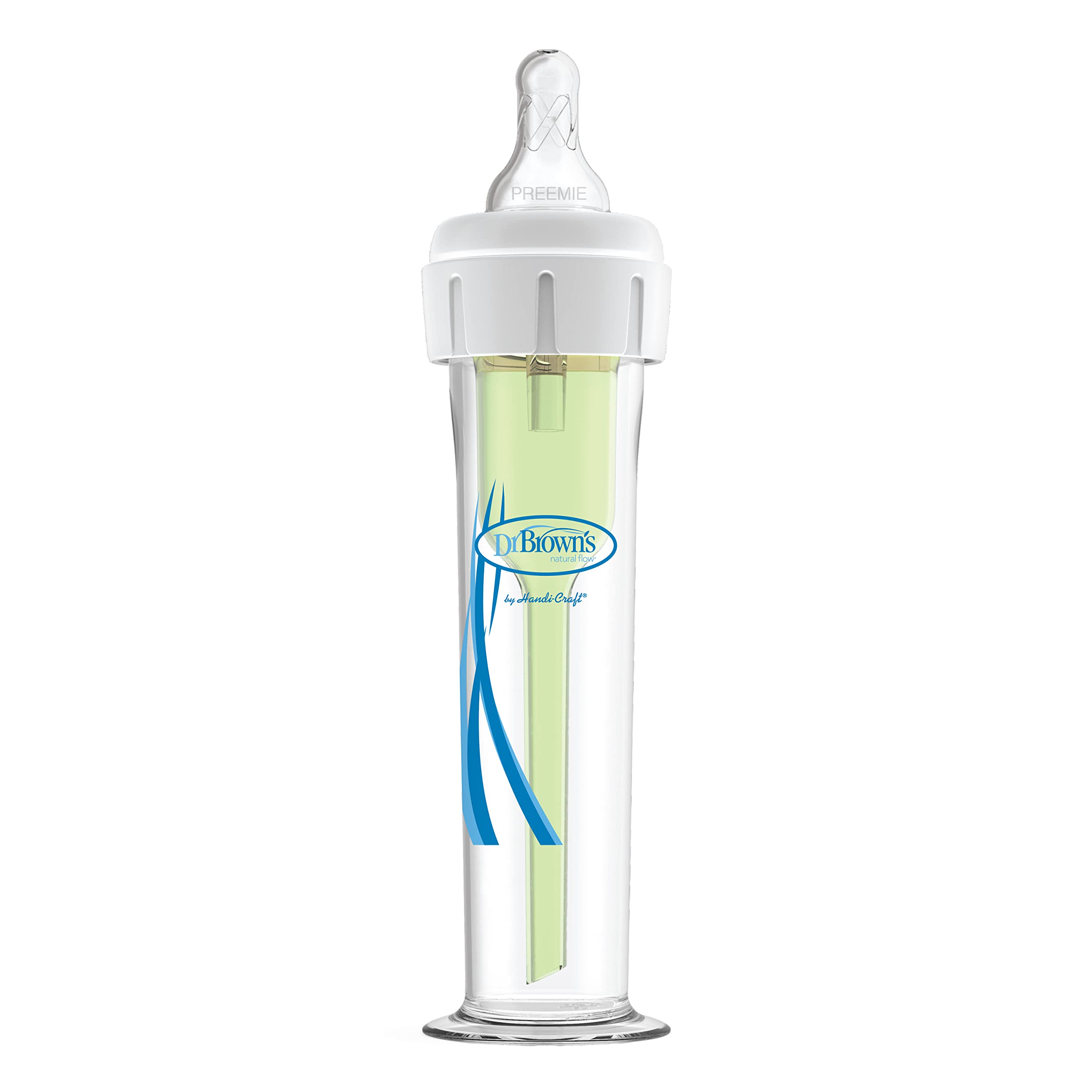 Silicone nipple and vent system support consistent flow and nutrient-friendly feeding.