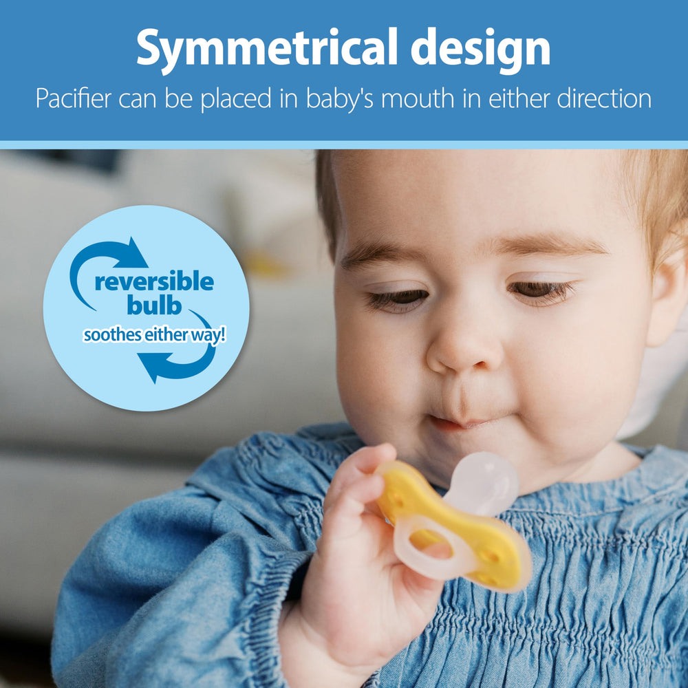 Dr. Brown's Advantage 6-18m stage pacifier suitable for growing babies.