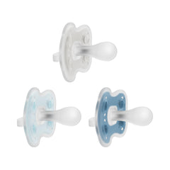 Dr. Brown's Advantage pacifier front view with soft silicone bulb for gentle soothing