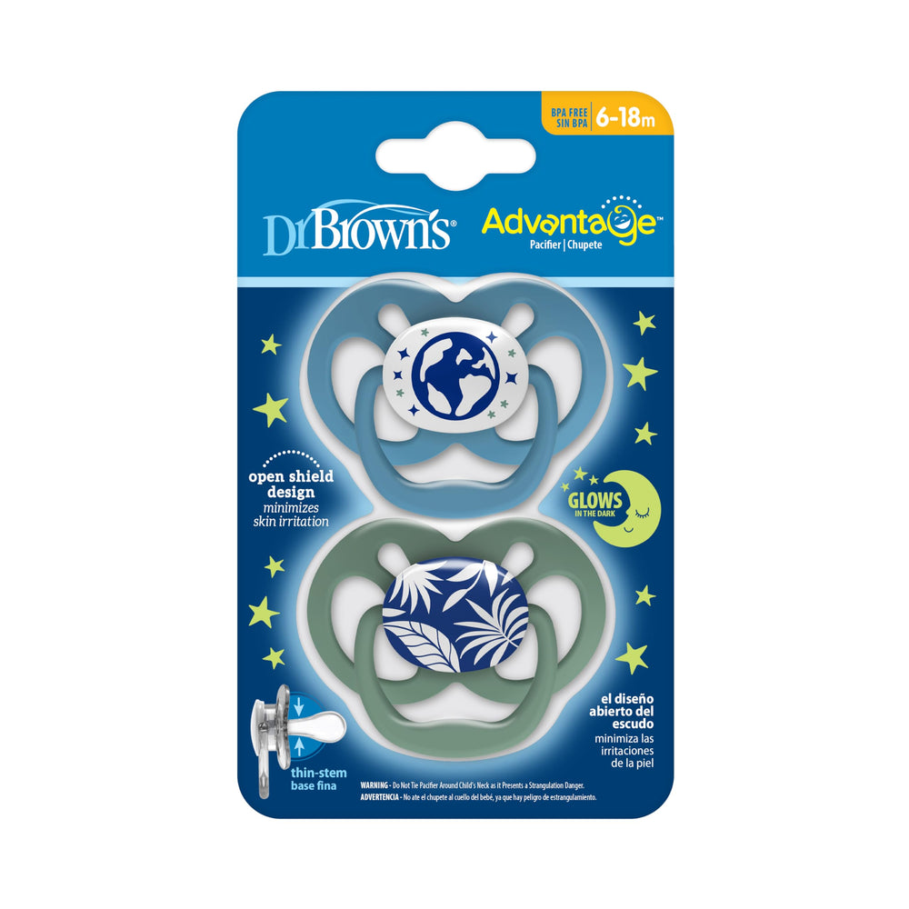 Dr. Brown's Advantage reversible bulb for flexible placement.