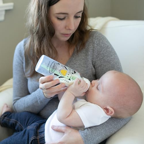 Dr. Brown's bottle helps preserve nutrients with anti-colic vent.