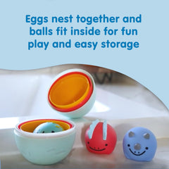Dr. Brown's Float & Hatch eggshells drain for quick drying after use.