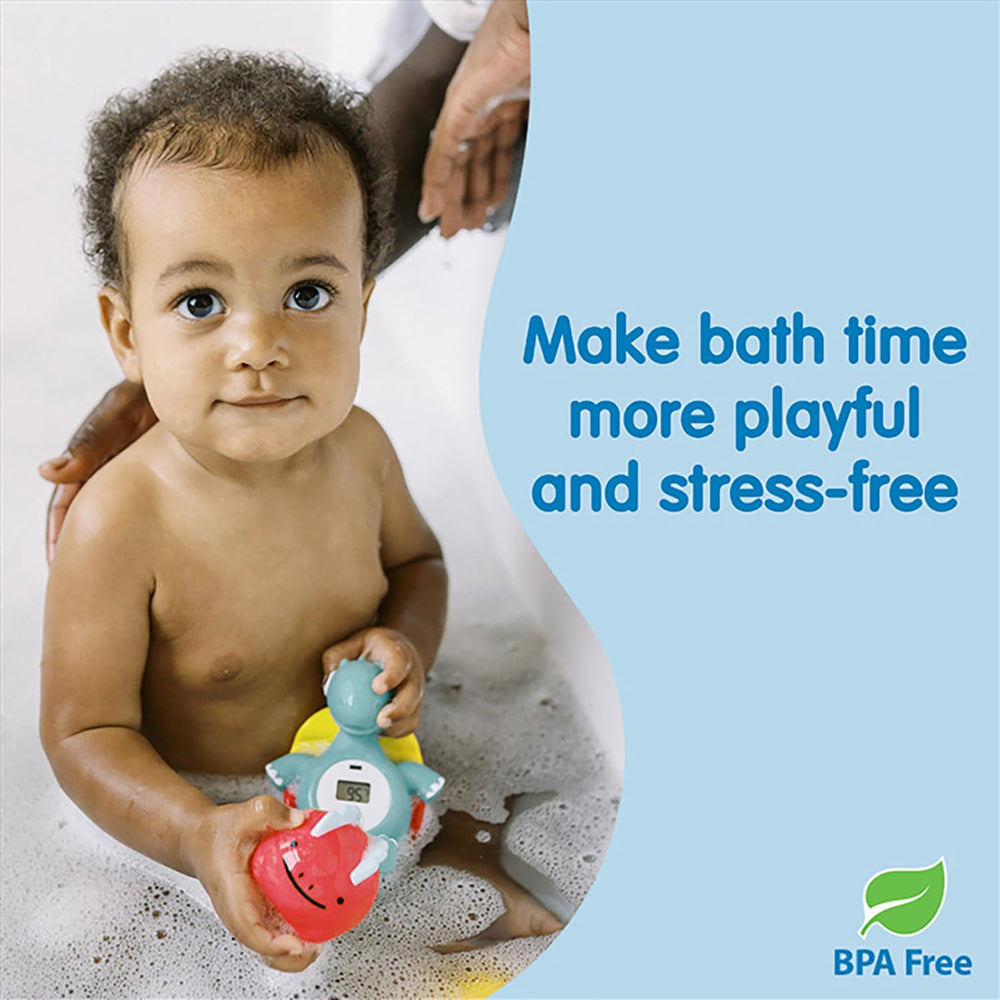 BPA and phthalate free design safe for bath time use.