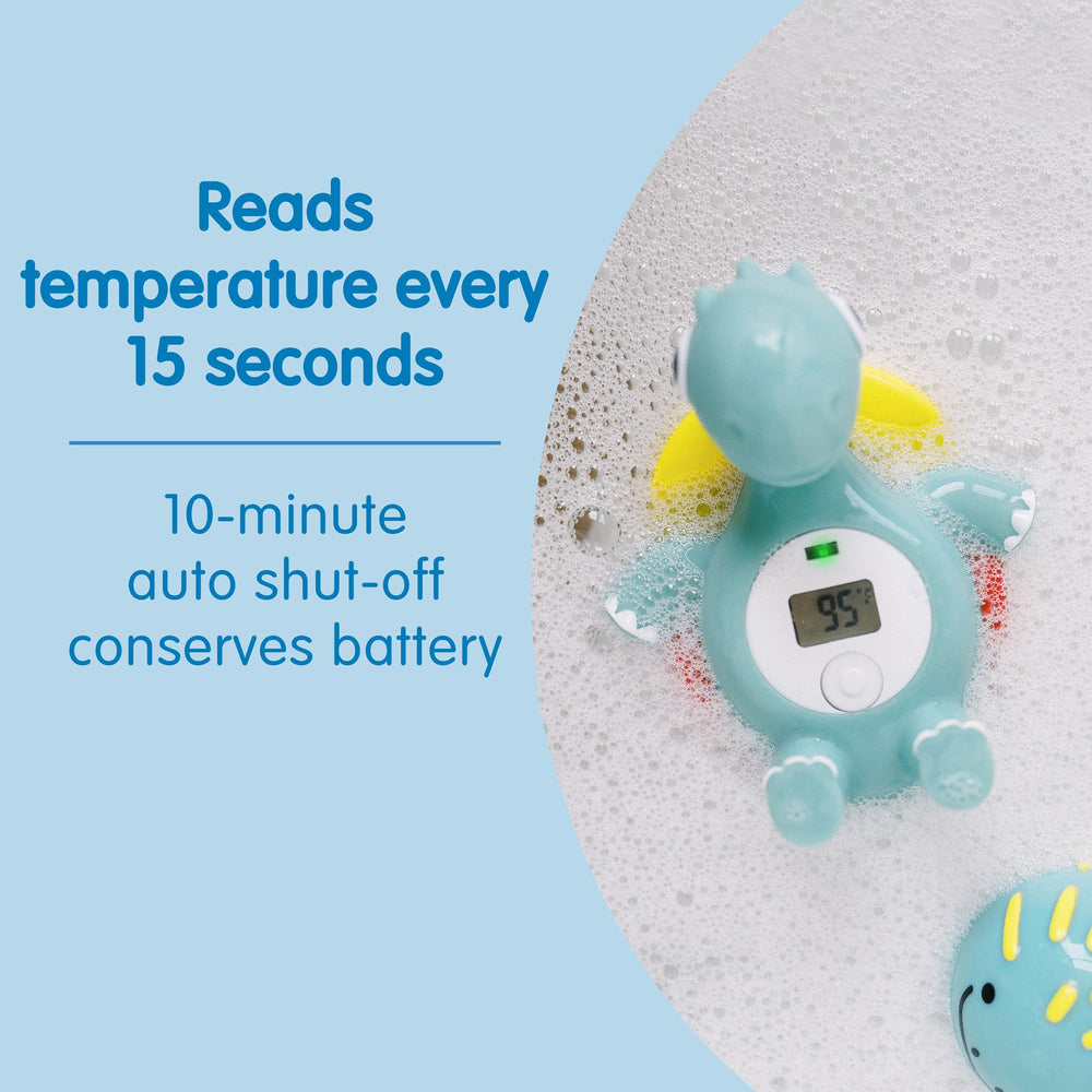 Suction cup storage keeps Temposaurus accessible and air drying.