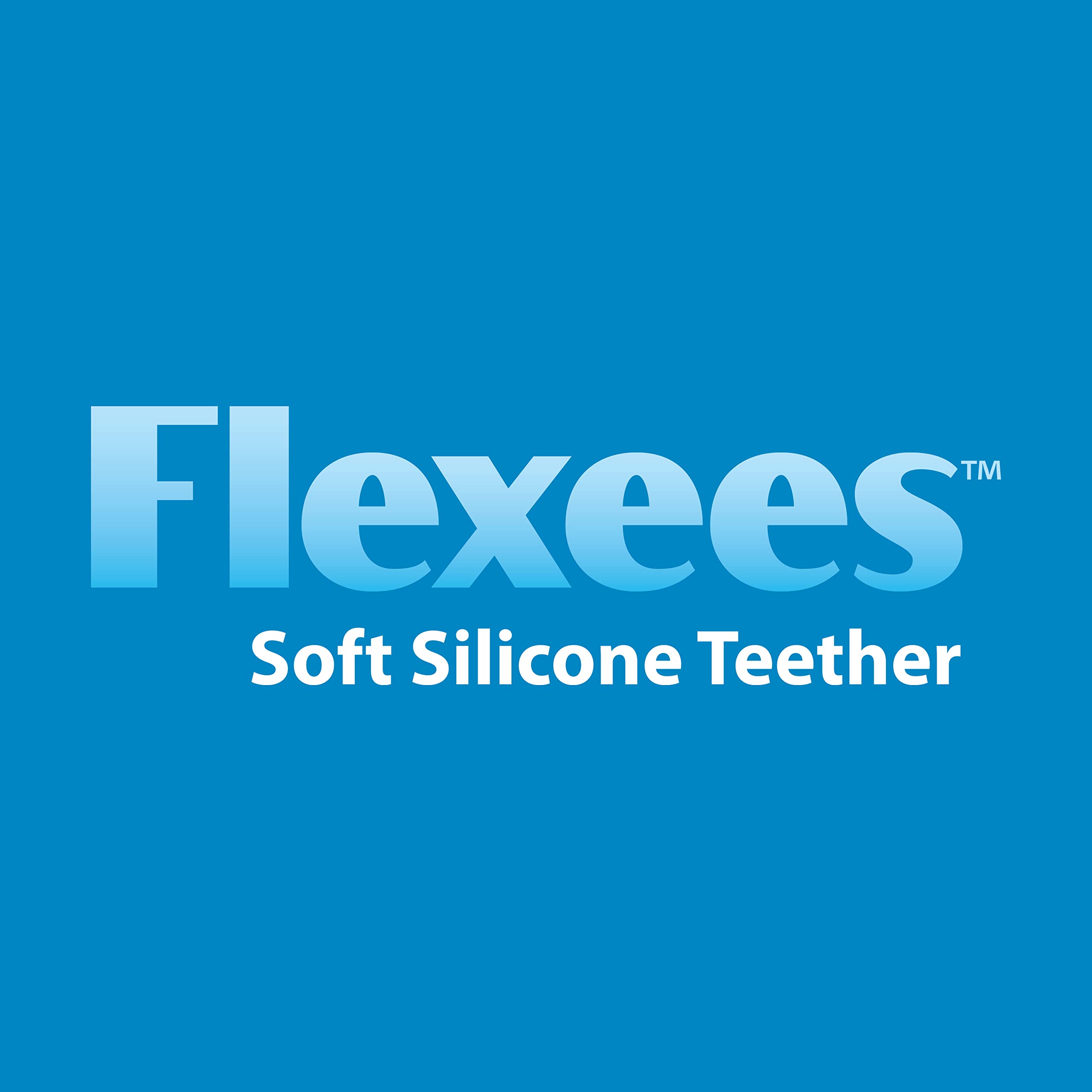 Dr. Brown's Flexees Bunny Teether cooled in fridge for soothing relief during teething.
