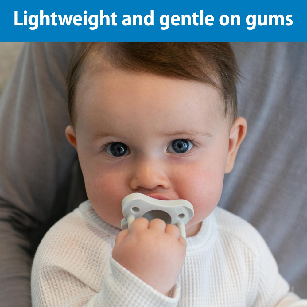 Dr. Brown's HappyPaci breathable shield with airflow reduces irritation.