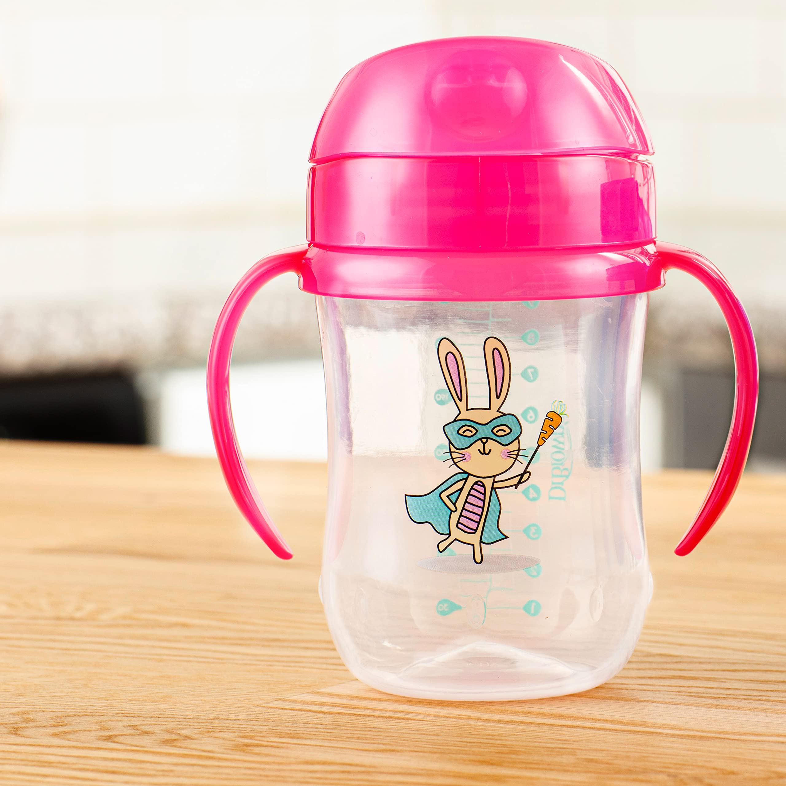 Dr. Brown's Milestones 9 oz capacity supports growing hydration needs.