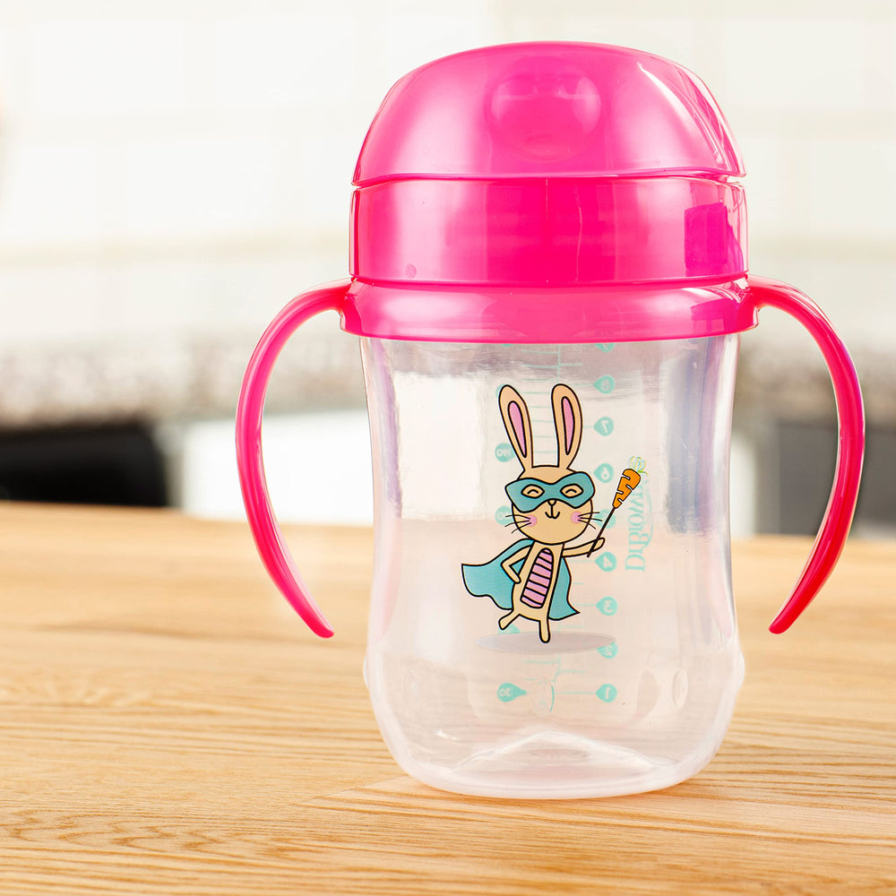 Dr. Brown's Milestones 9 oz capacity supports growing hydration needs.