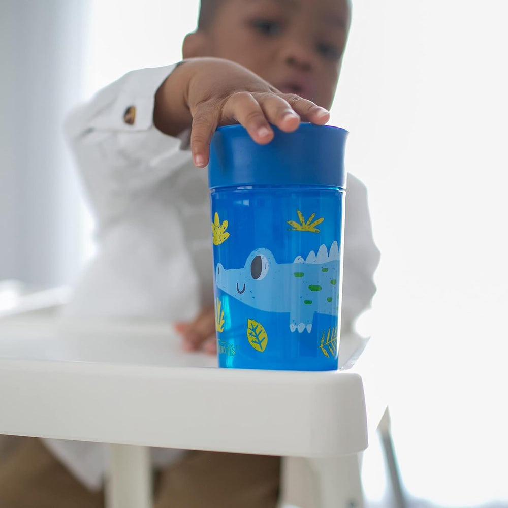 Dr. Brown's Milestones Cheers 360 10 oz capacity fits little hands.