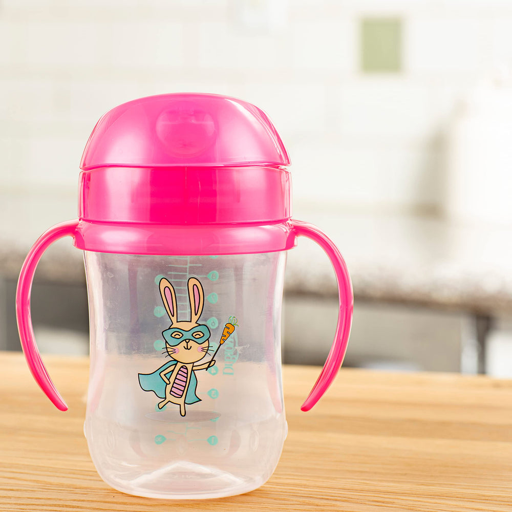 Dr. Brown's Milestones tiger design adds visual appeal for toddlers.