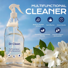 Dr Clean concentrated tablets dissolve instantly to create a powerful cleaning solution.