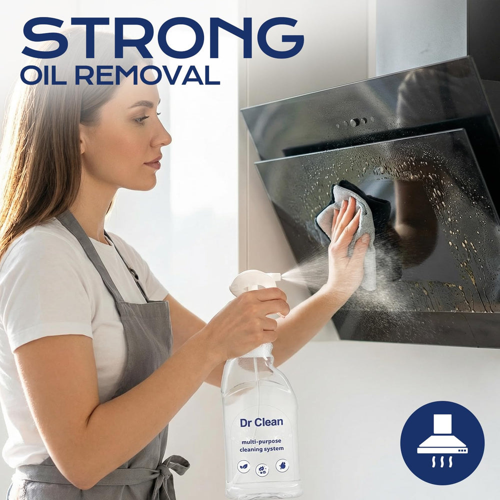 Dr Clean refill system reduces plastic waste while maintaining performance.