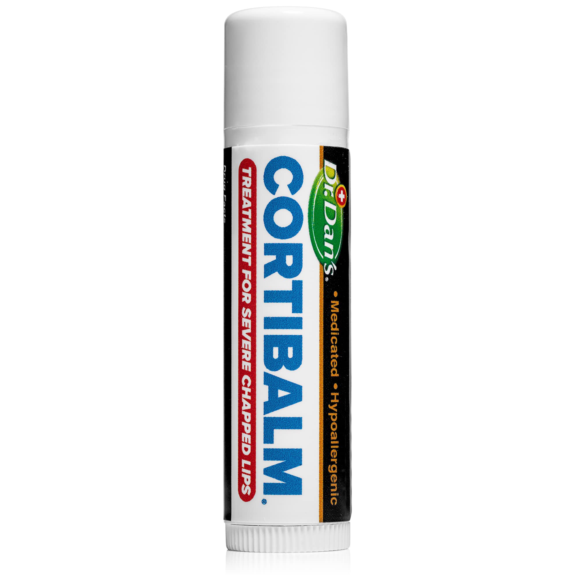 Travel-friendly packaging makes Dr. Dan's Cortibalm 5-pack ideal for trips.