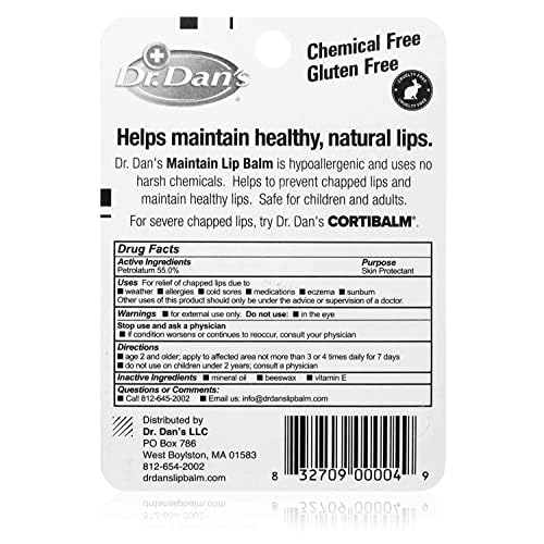 Maintain Lip Balm after Cortibalm for continued softness