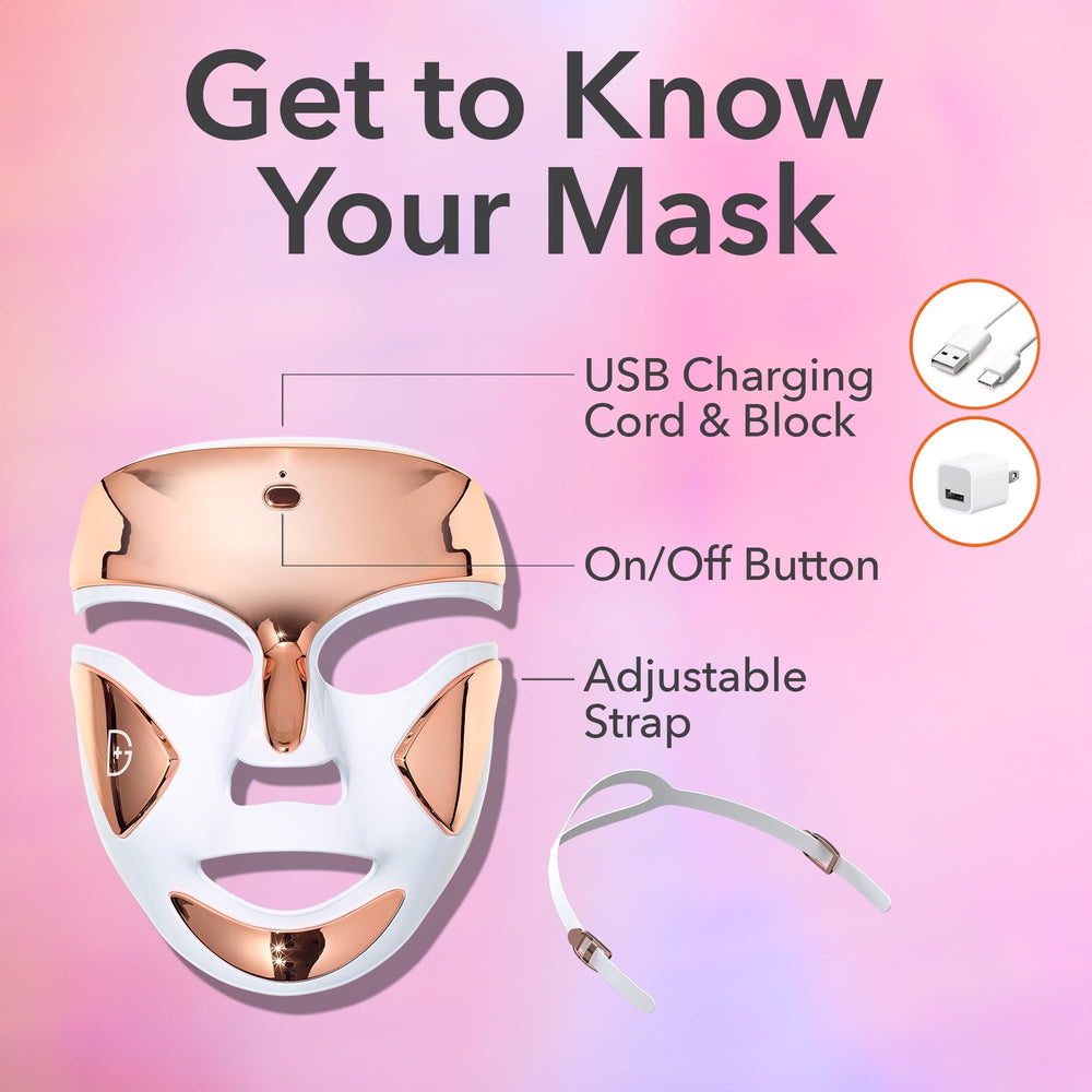 Portable, easy-to-use mask suitable for home skincare routines.
