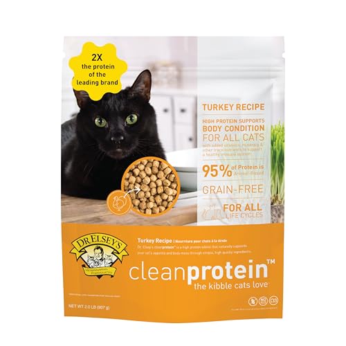Dr. Elsey's cleanprotein kibble closeup emphasizes high-animal-protein bites