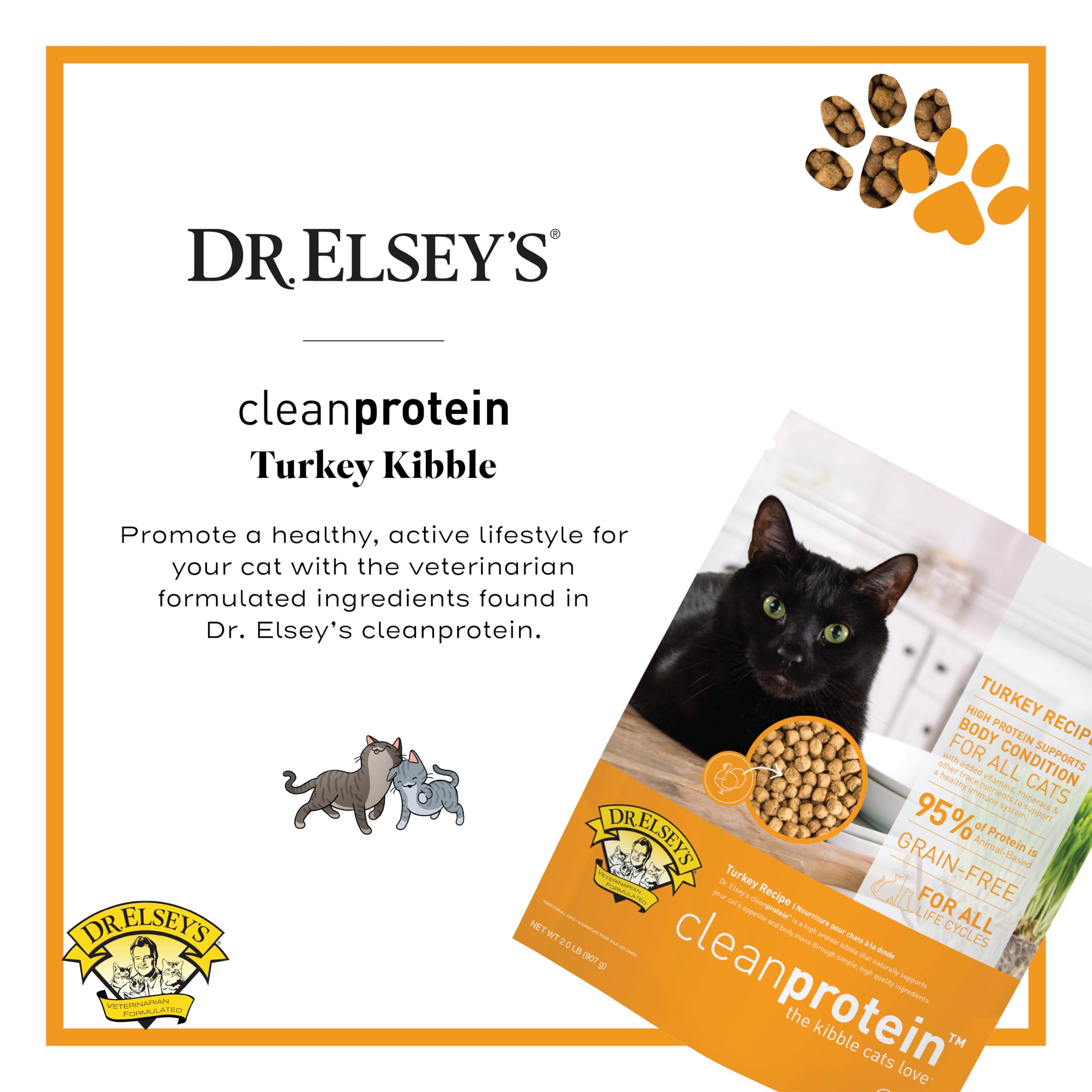 Dr. Elsey's cleanprotein turkey ingredients showcase high biological value proteins