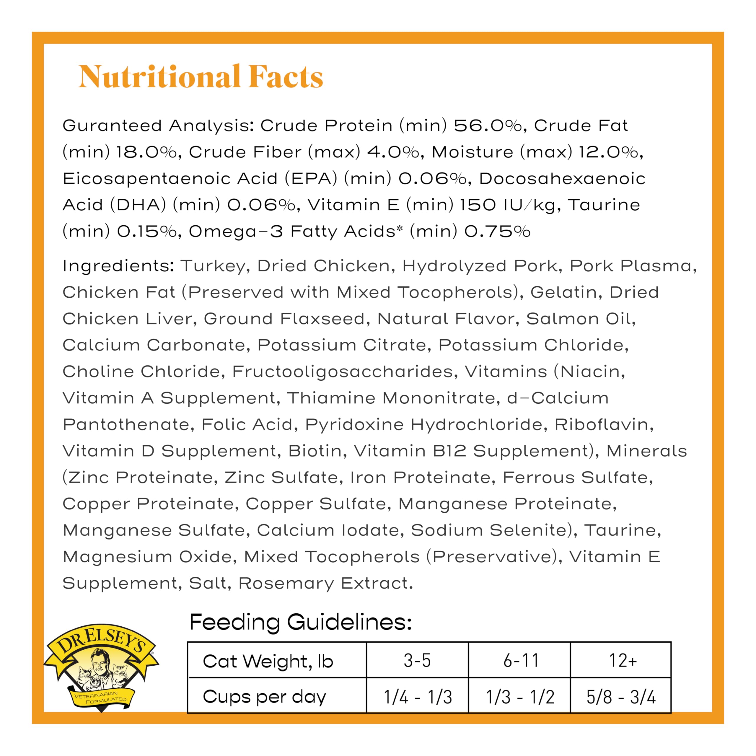 Dr. Elsey's cleanprotein contains no fillers for a clean ingredient list
