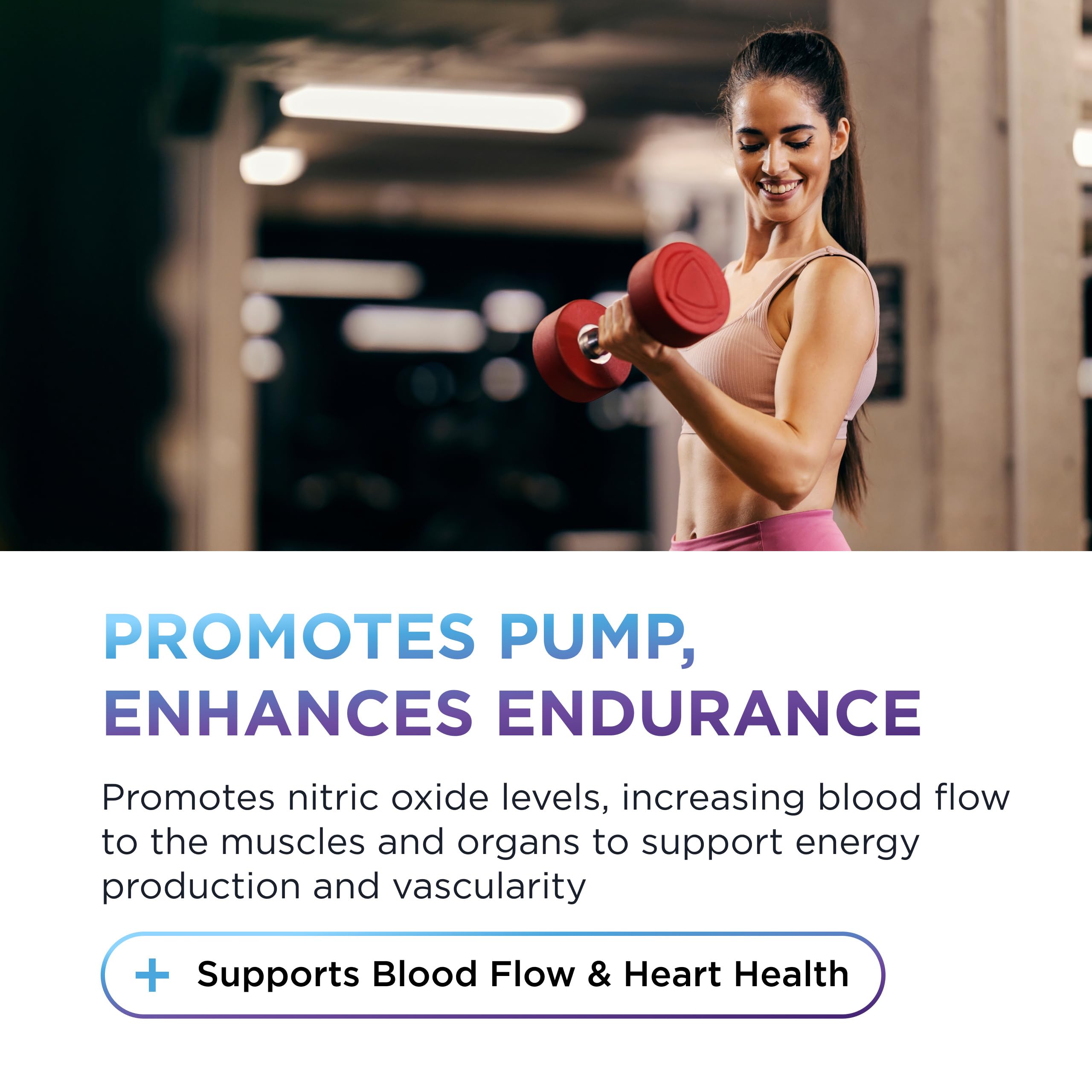 DR. EMIL NUTRITION Arginine Plus bottle with emphasis on vascularity support for workouts.