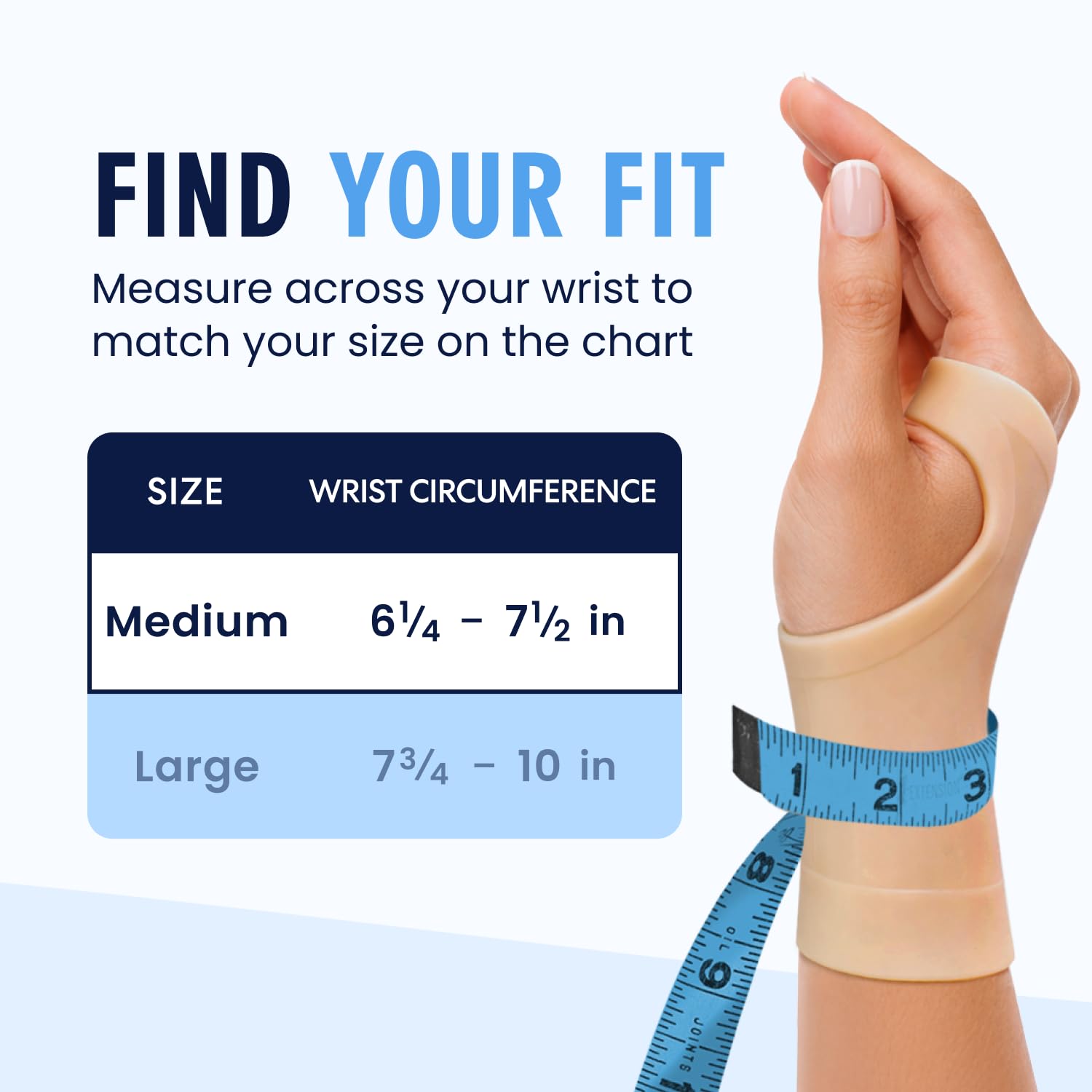 Four-pack of Dr. Frederick's wrist braces keeps you prepared for daily use