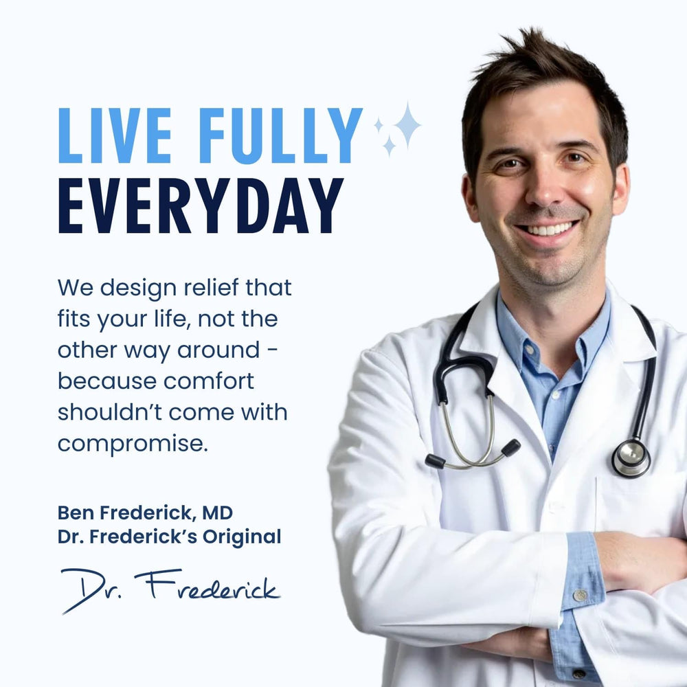 All-day wear-ready Dr. Frederick's Original cushions suitable for any shoe