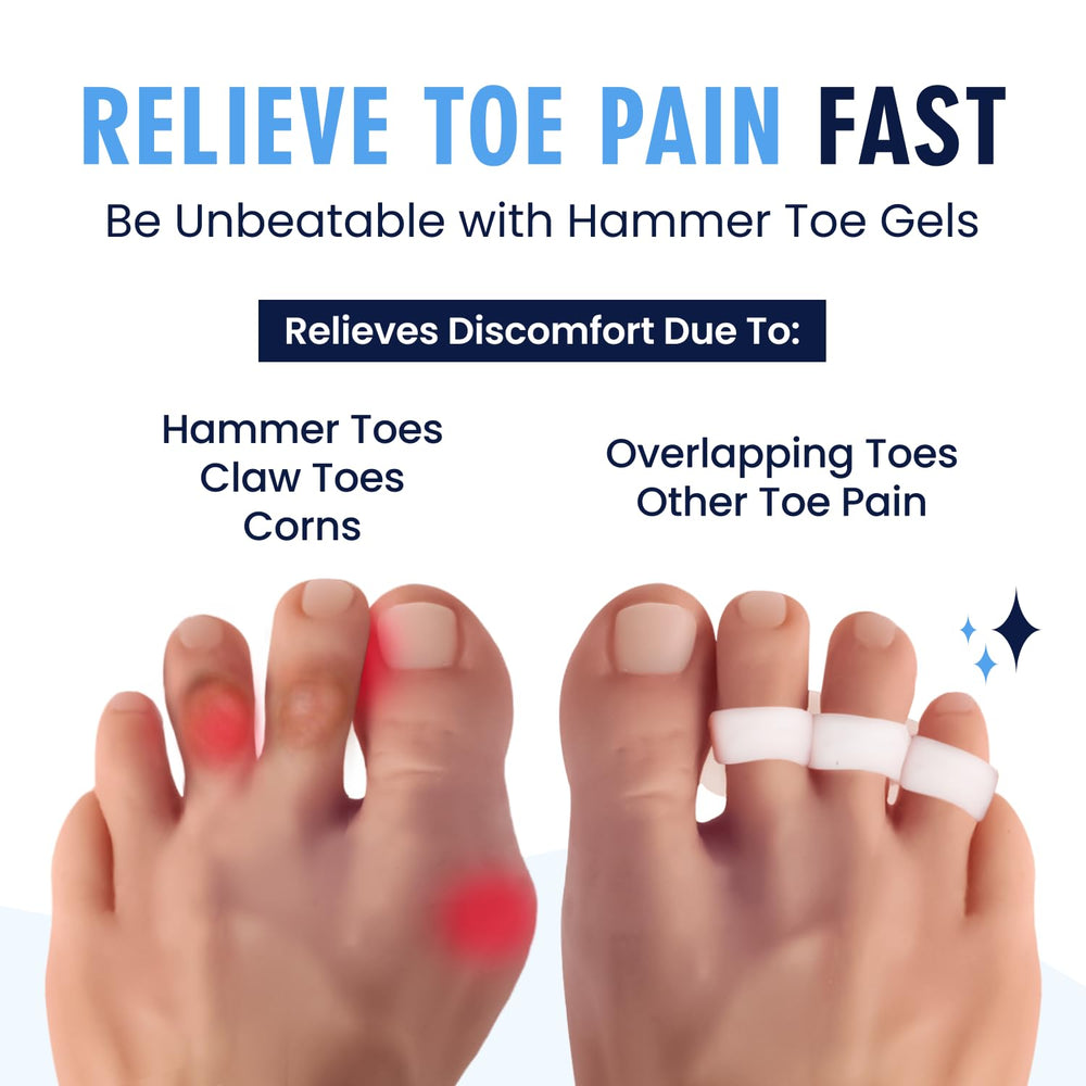 Dr. Frederick's Original between-toes ergonomic-fit cushion demonstrates targeted relief