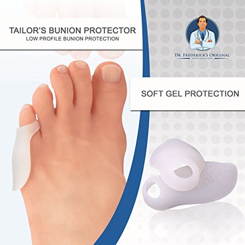 Dr Frederick's Original Tailors Bunion Pads are washable and latex-free for daily wear.