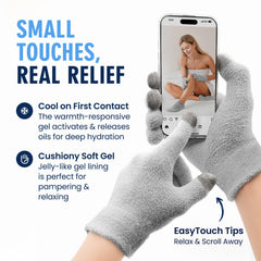 Touchscreen-friendly tips let you scroll while hydrating hands