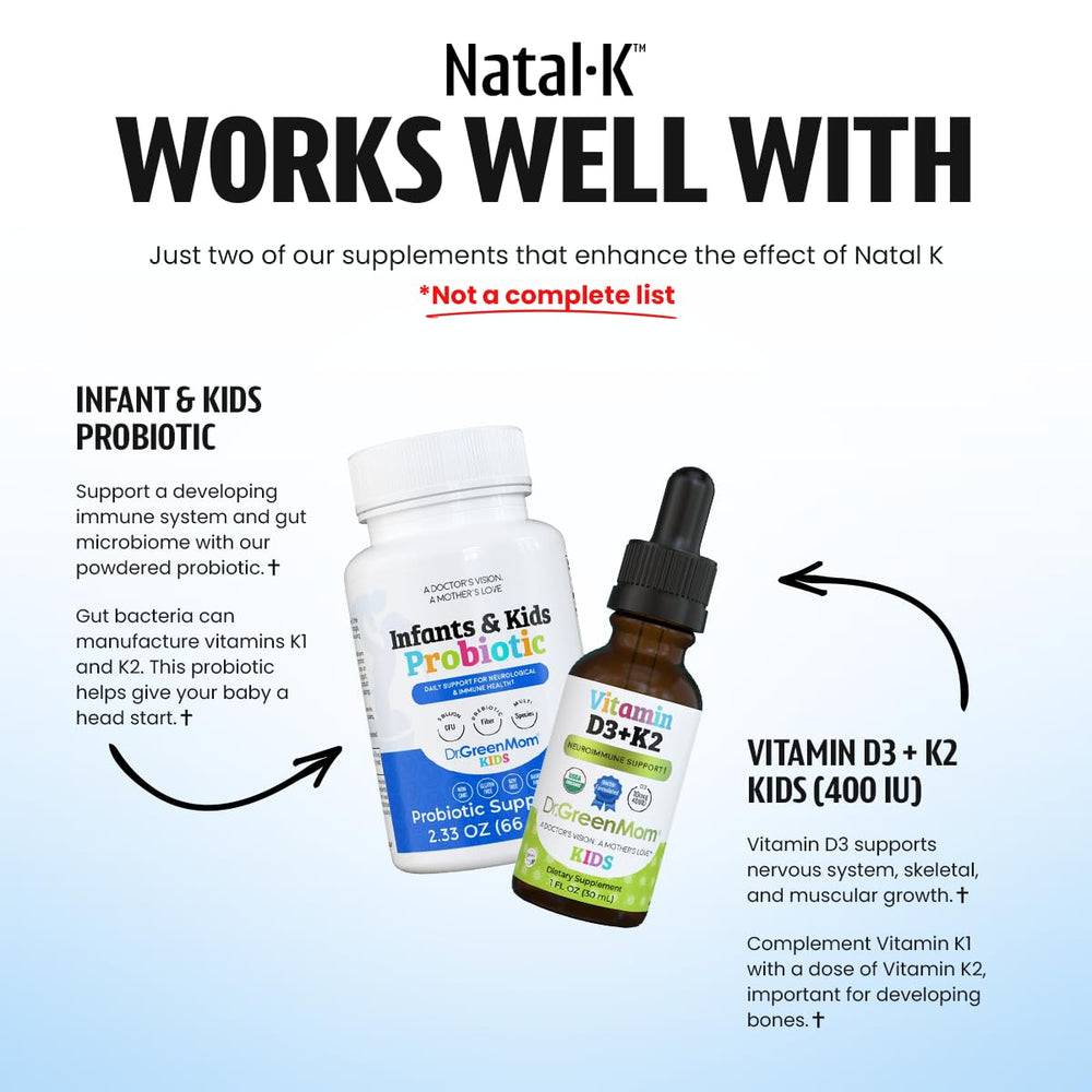 Phytonadione ingredient detail for Dr. Green Mom Natal K drops.