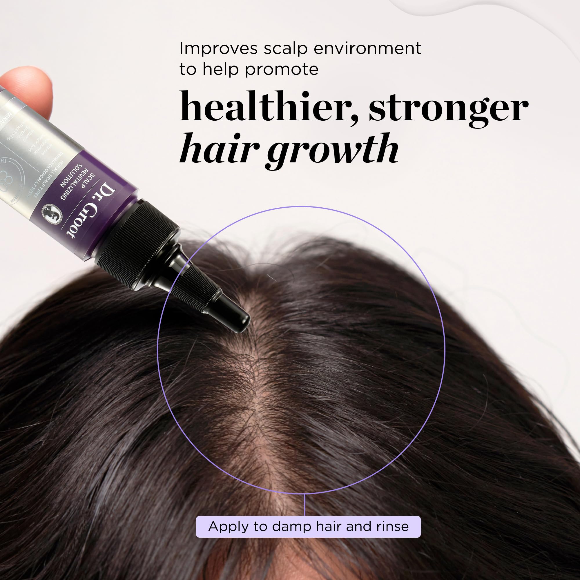 Dr Groot biotin-rosemary blend jar emphasizes nourishing hair strengthening ingredients