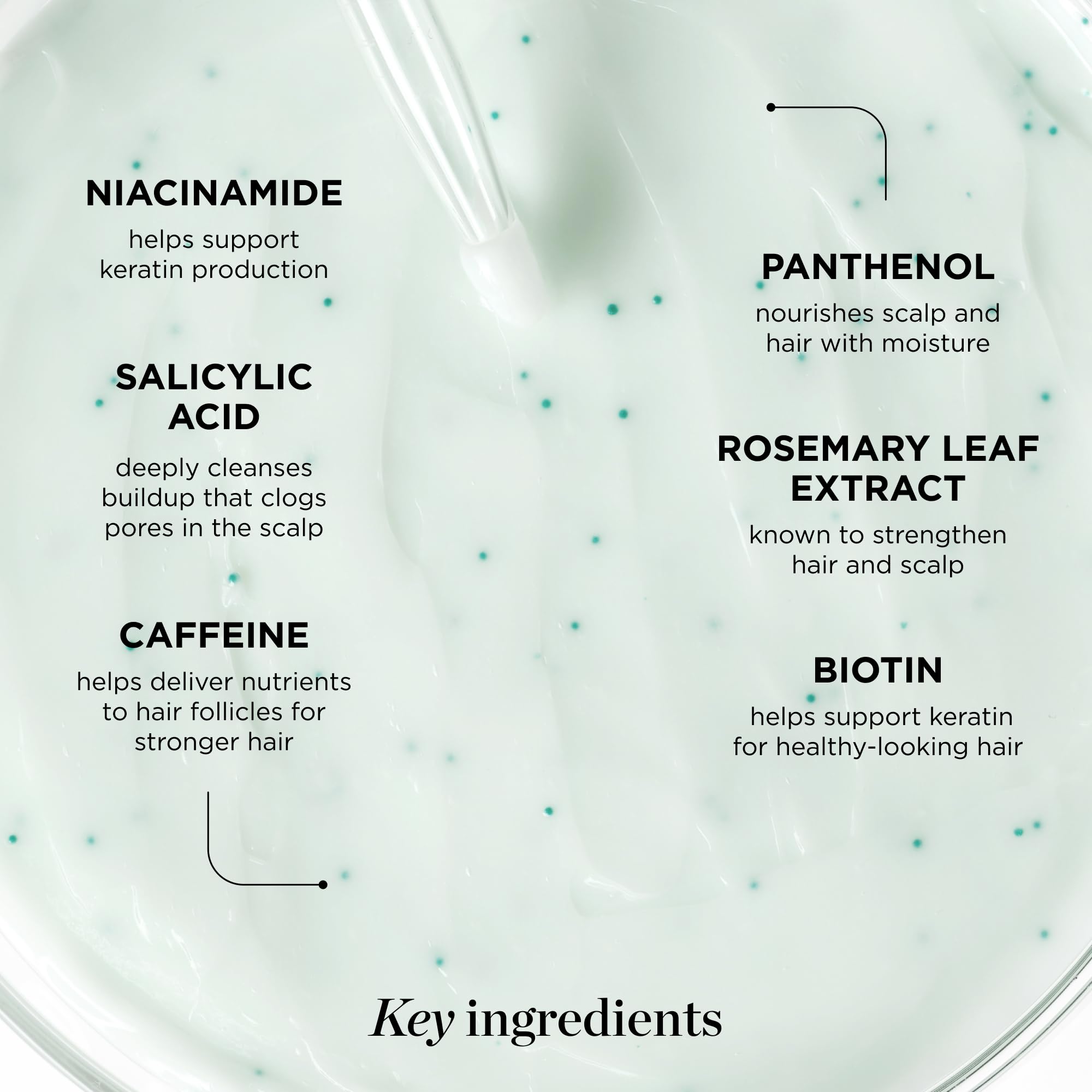 Protein cream base application highlights nourishing texture for daily use