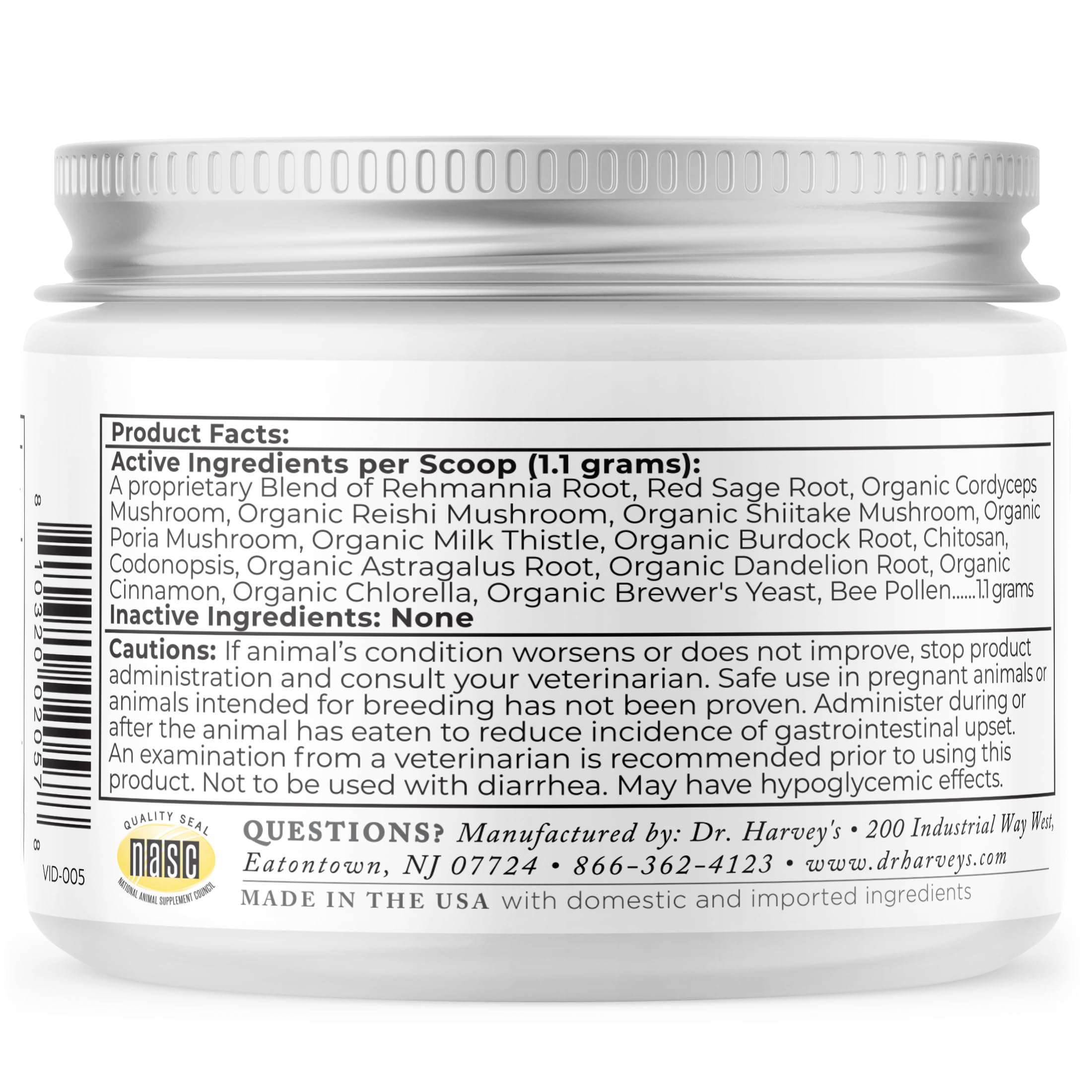 Dr. Harvey's Kidney Health bottle on shelf signaling premium whole-food kidney support.