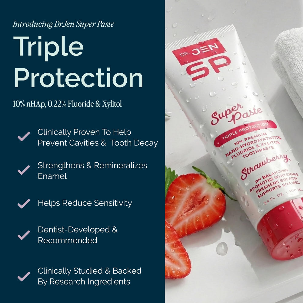 Nano-hydroxyapatite and xylitol feature in Dr Jen paste ingredients