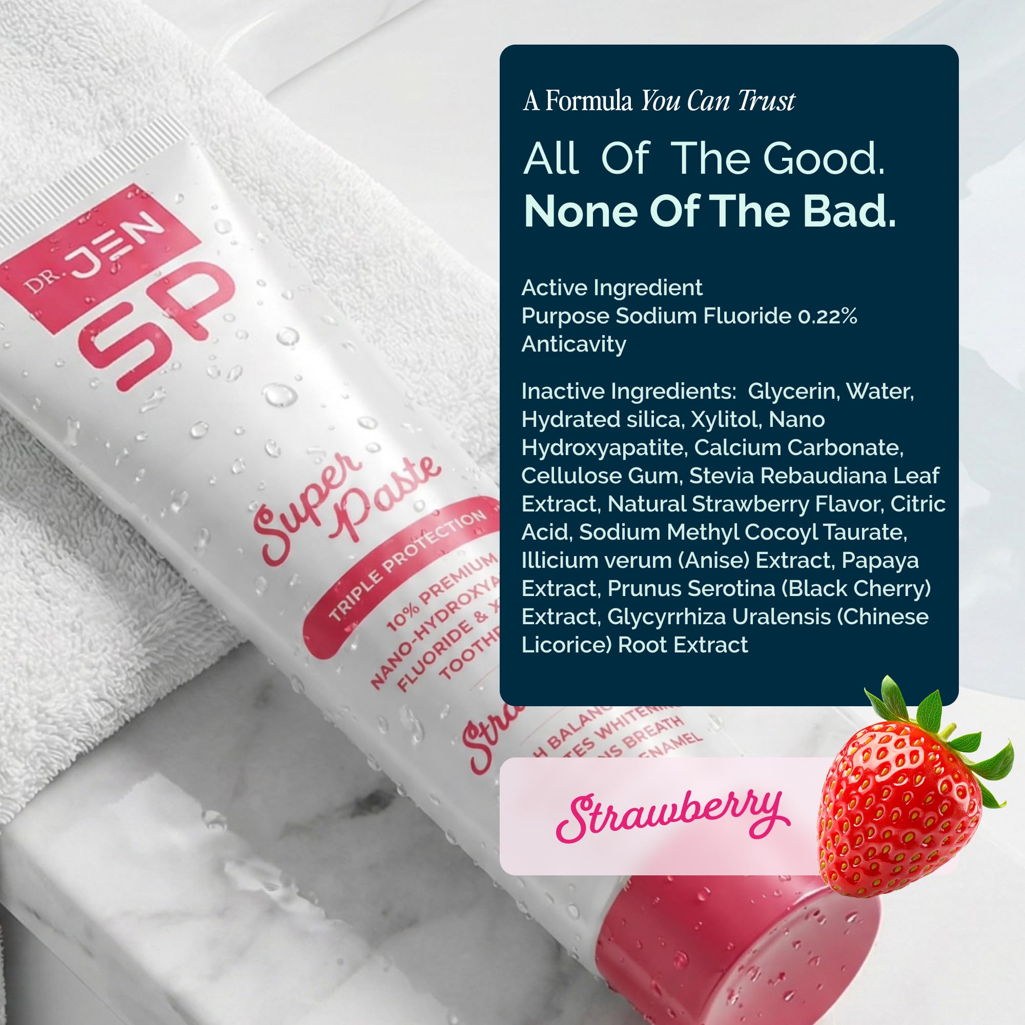 SLS-free formulation supports gentle oral care in daily routine