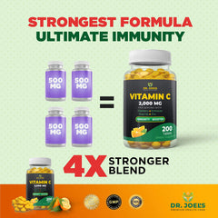 Dr. JOEL'S packaging box showcases the 5-in-1 immune formula.