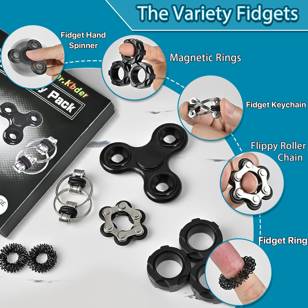 Dr.Kbder roller chain fidget offers tactile engagement and anxiety relief.