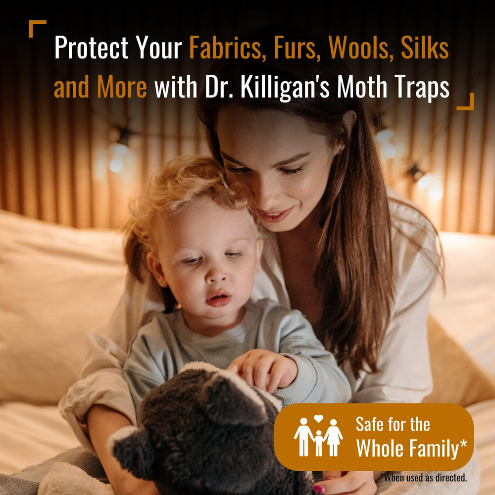 Dr. Killigan's moth traps easy 1-2-3 setup for new users.
